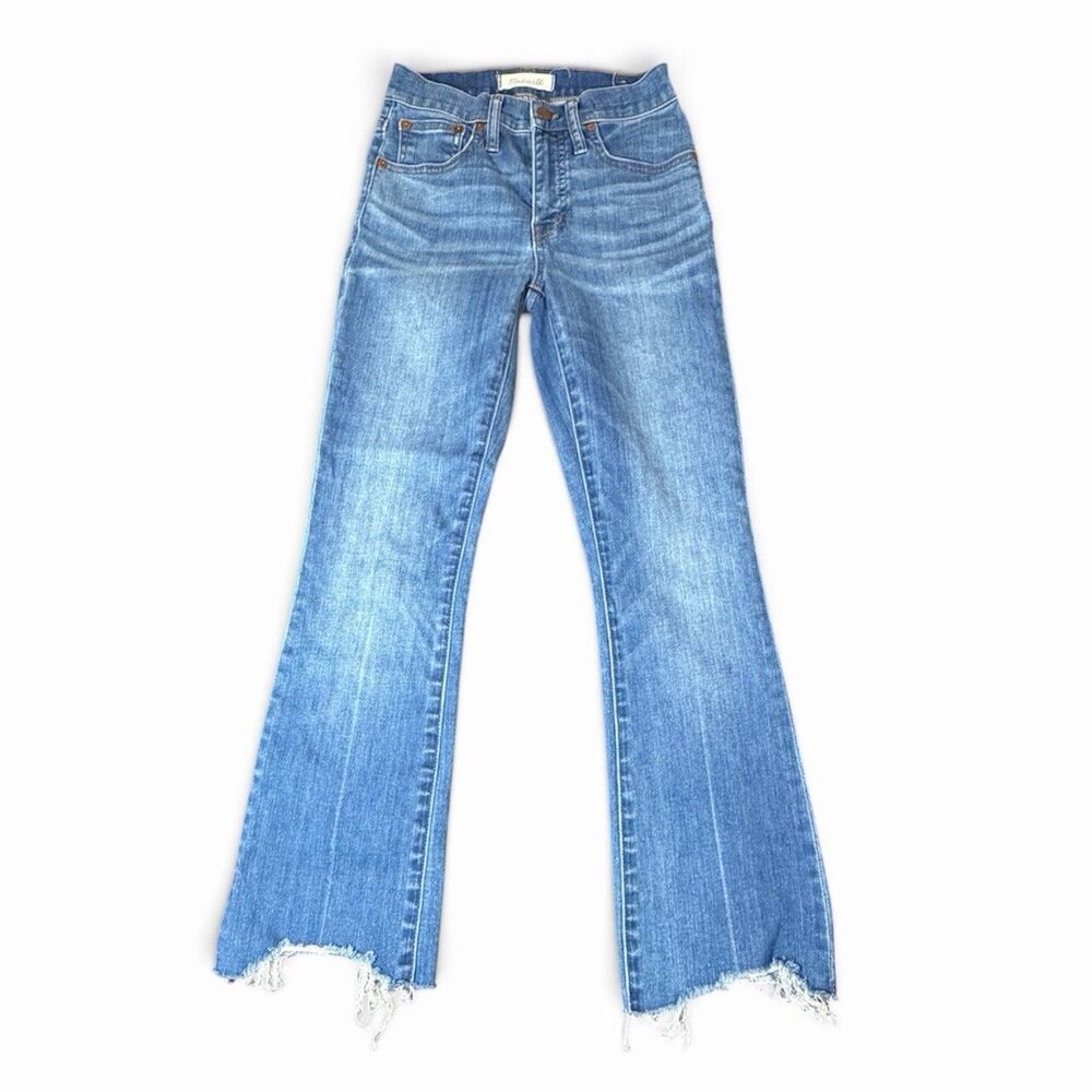 Madewell Women's Cali Demi-Boot Jeans Blue Denim Women's Size 23 24W/25L